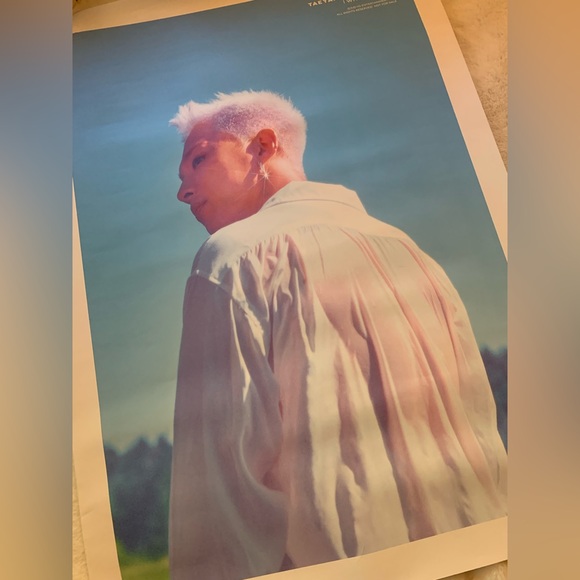 Official Taeyang 3rd Album [White Night] Poster - 2 of 2 - Picture 2 of 5